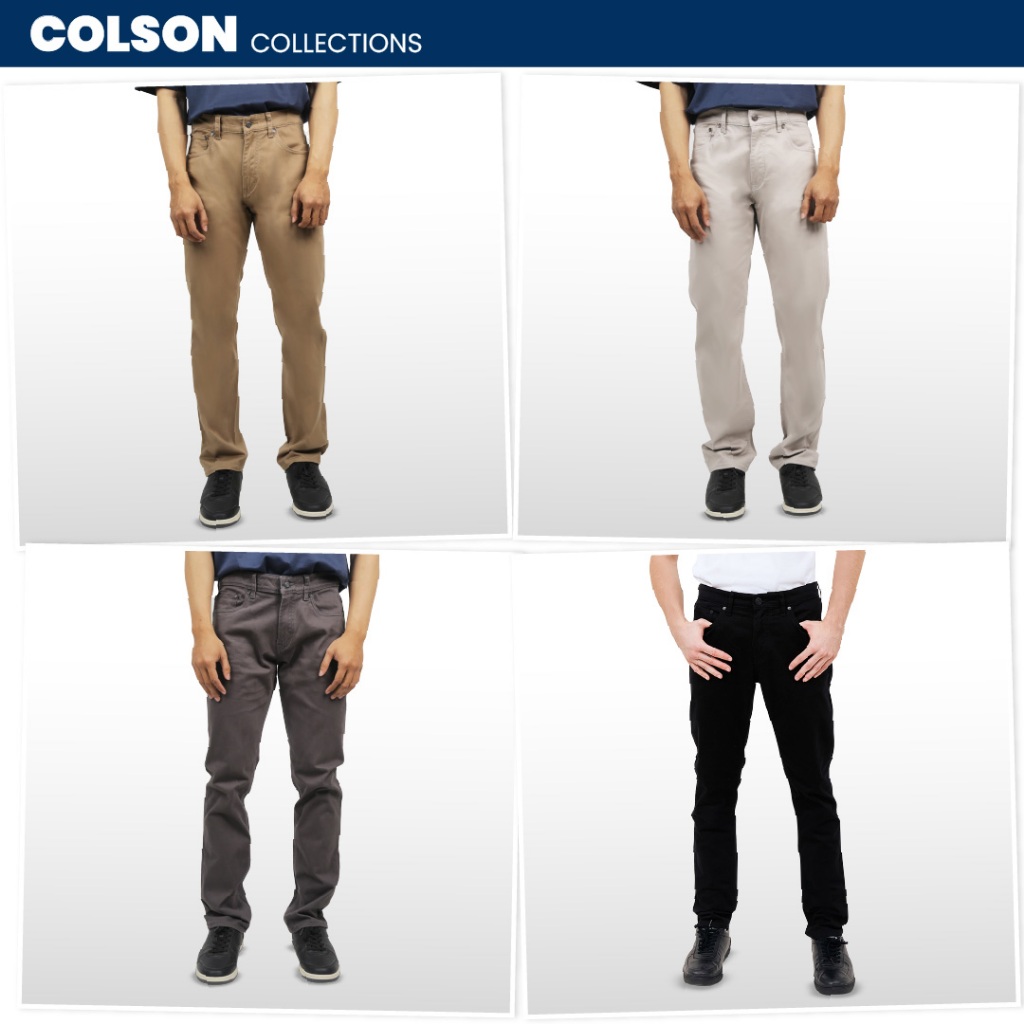 Jual Emba Denim - Colson Celana Chinos Pria Regular Fit Stretch ...