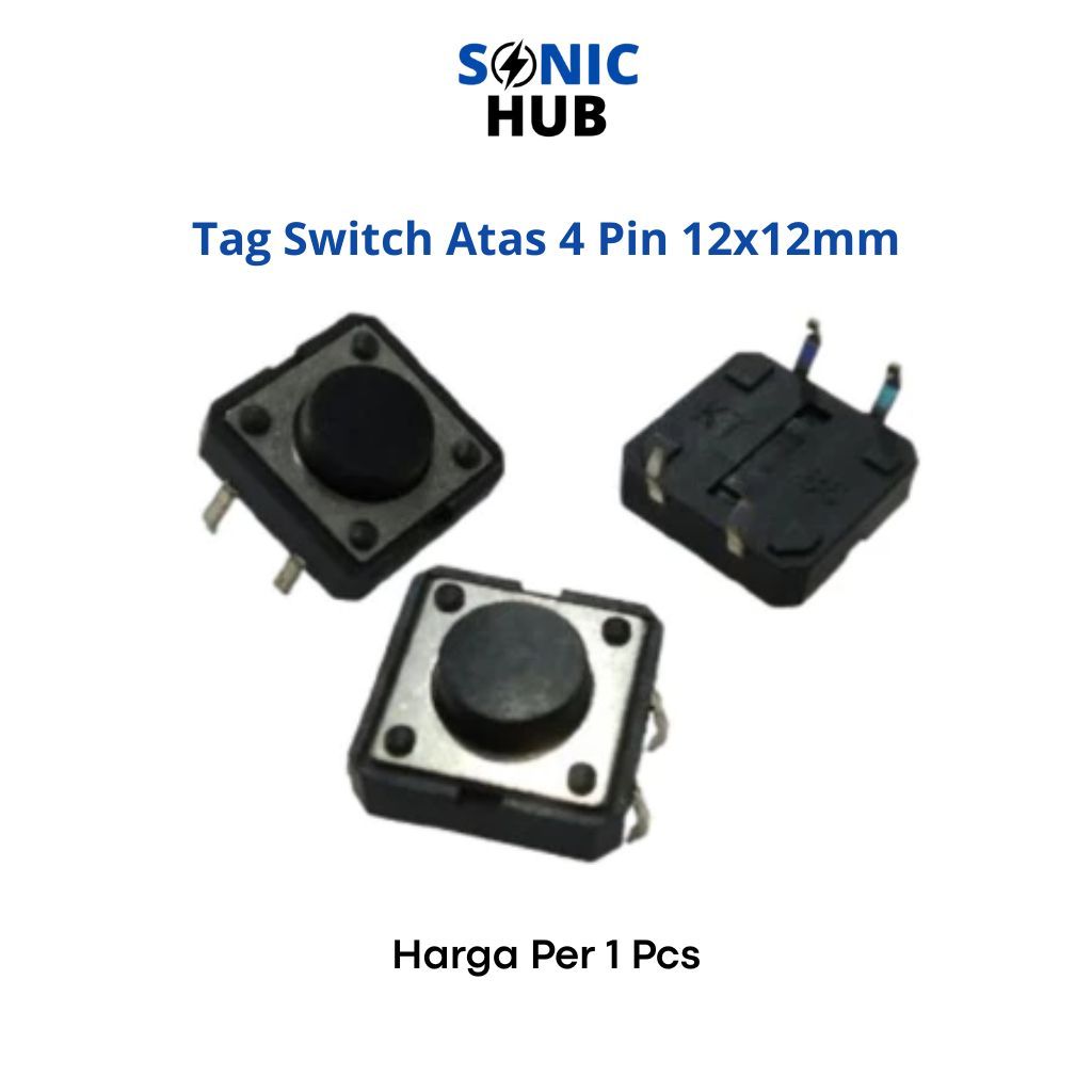 Jual Switch Push Button Mini Saklar Tact Switch PCB Momentary Tag ...