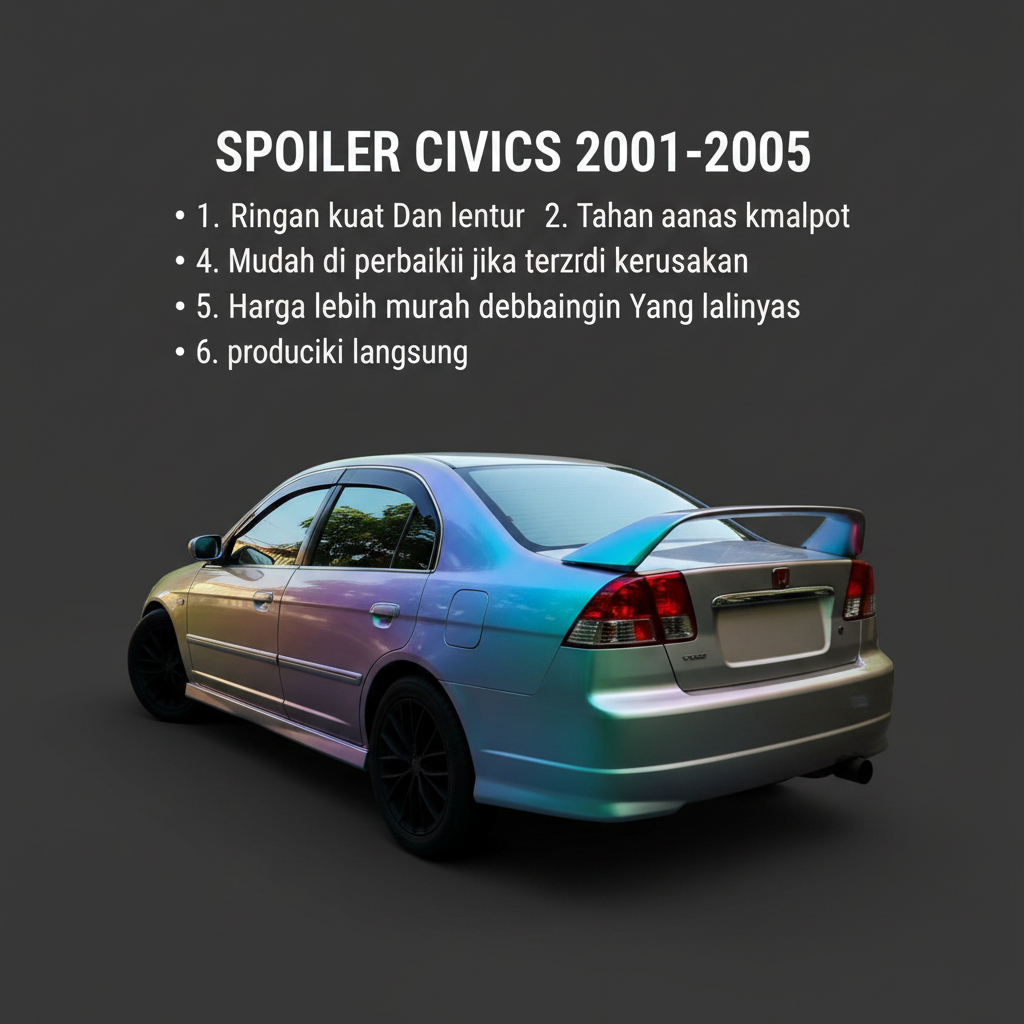 Jual SPOILER civicS 2000 2001 2002 2003 2004 2005 SPOILER MOBIL ...