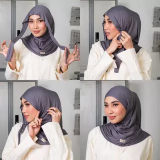 Kalisha - Saira Hijab Instan Bandana Viscose Rayon Size S