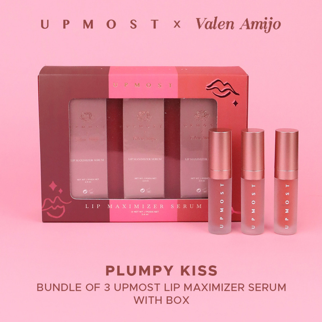 Jual Upmost Beaute Lip Maximizer Serum Bundle Box | Lip Serum Plump ...