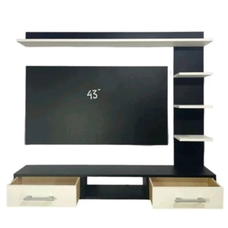 Jual DecorHunian Backdrop TV Minimalis Modern Rak TV Tempel Dinding ...