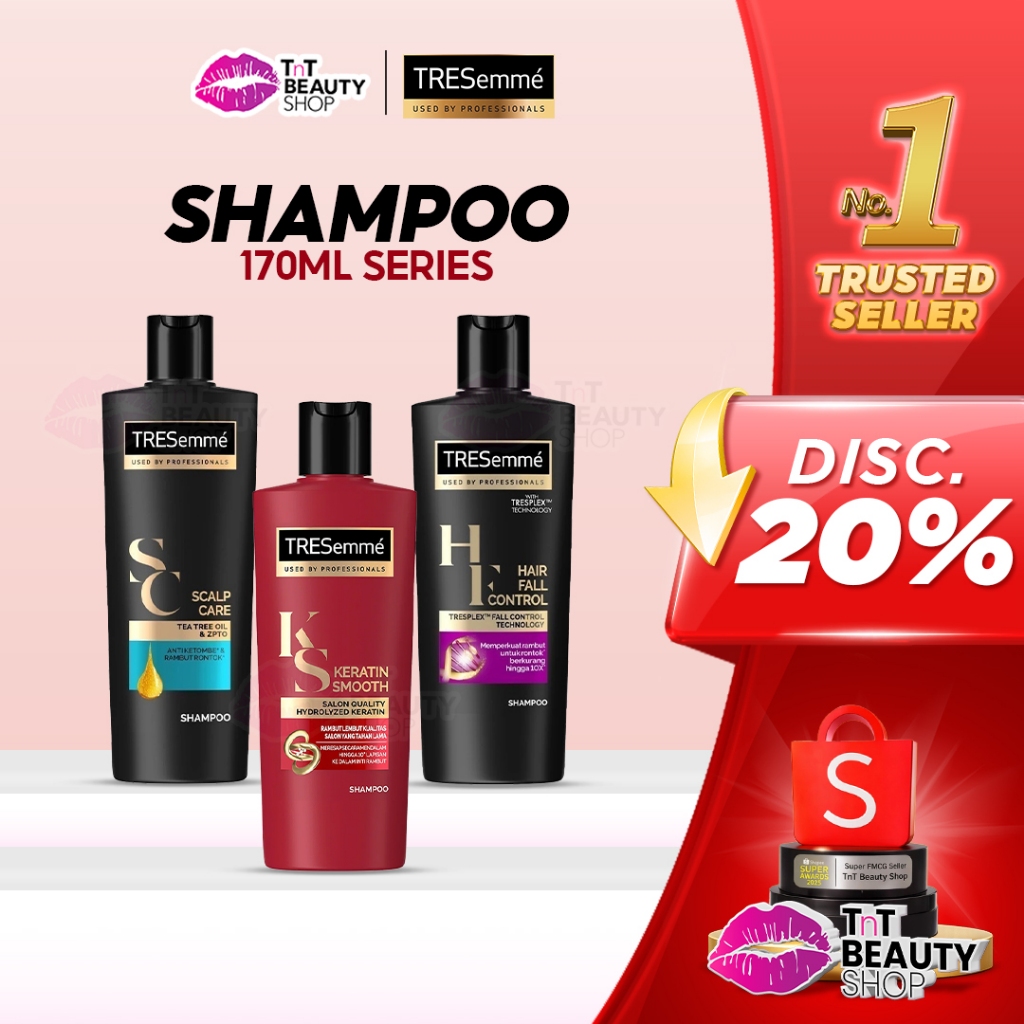 Tresemme Shampoo 170Ml - Rambut Lembut 48 Jam | TnT Beauty Shop