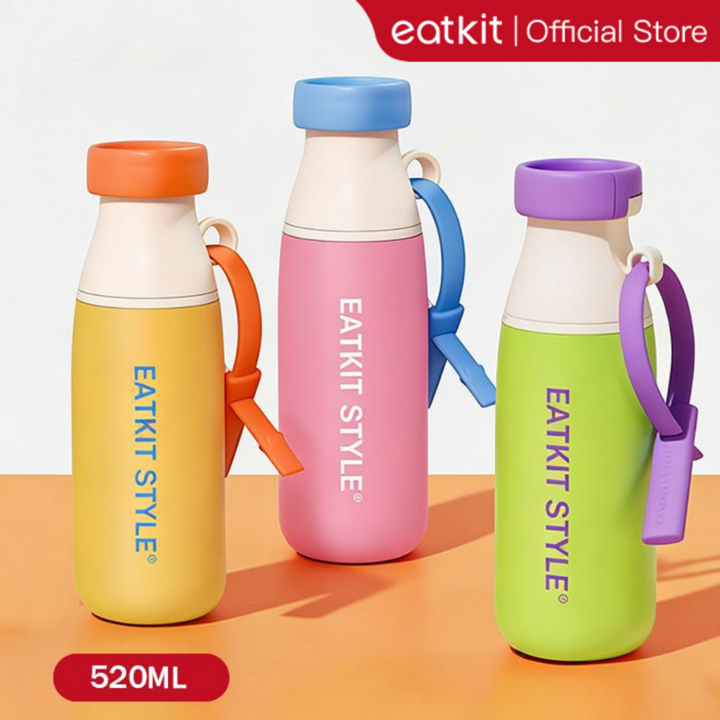 Jual Eatkit Tumbler Stainless Steel 520ml Termos Vakum Botol Minum Milk ...