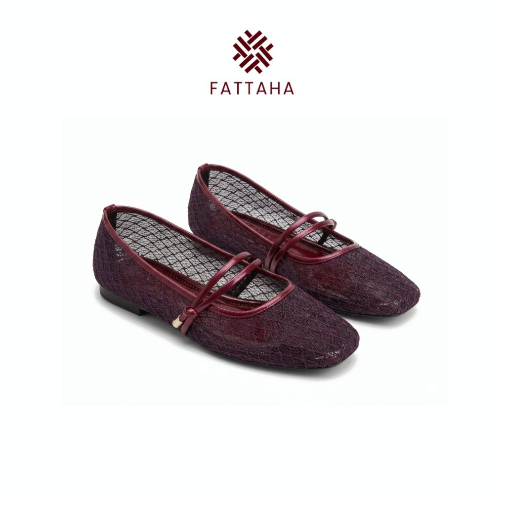 Fattaha MOFFA - Sepatu Flatshoes Wanita Jaring Mesh Mary Jane foto 1