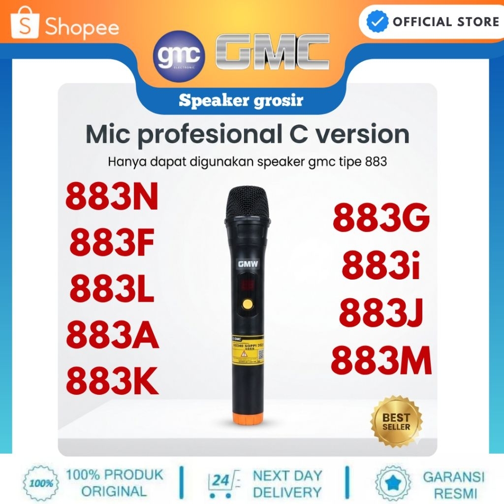 Jual [COD] Gmc Mic Wireless C Version Profesional Single Mic C Version ...
