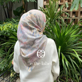 Hijab Segiempat Printing Voal Premium Terbaik Segi Empat Motif Timeless Halus