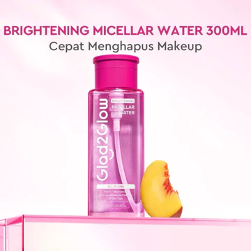 BPOM GLAD2GLOW G2G Brightening Pore Clearing Micellar Water (130ml 230ml 300ml)