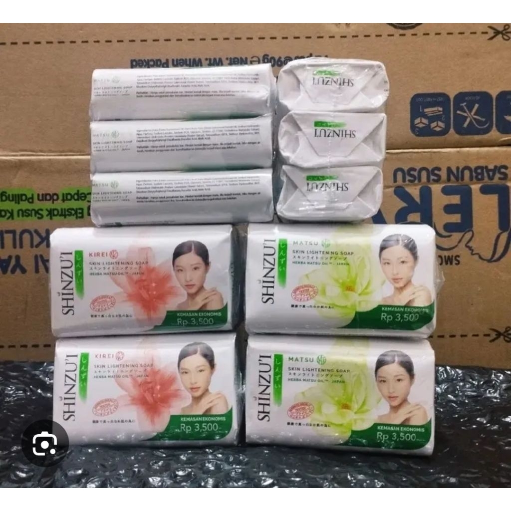 Shinzui sabun batang 60 gram / Sabun batang Shinzui 60 gr / SHINZUI Skin Lightening Bar Soap 60 gr / Sabun Shinzu'i