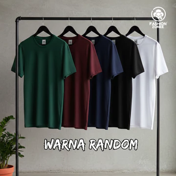 Kaos Polos Cotton Combed Premium Lengan Pendek Premium Pria Wanita