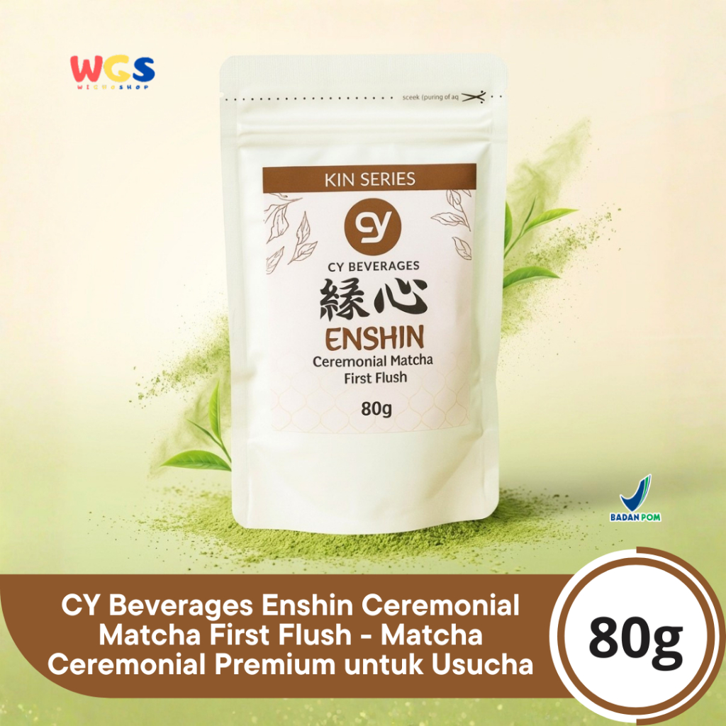 Jual CY Beverages Enshin Ceremonial Matcha First Flush 80g - Matcha ...