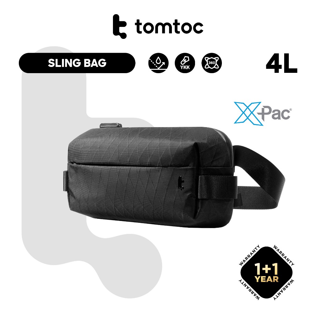 Jual tomtoc T21 X-Pac Gen 1 Sling Bag Waterproof Crossbody Bag Men ...