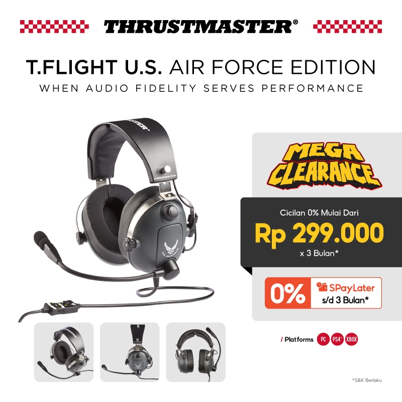 Jual Thrustmaster T.Flight US Air Force Edition - Headset Gaming