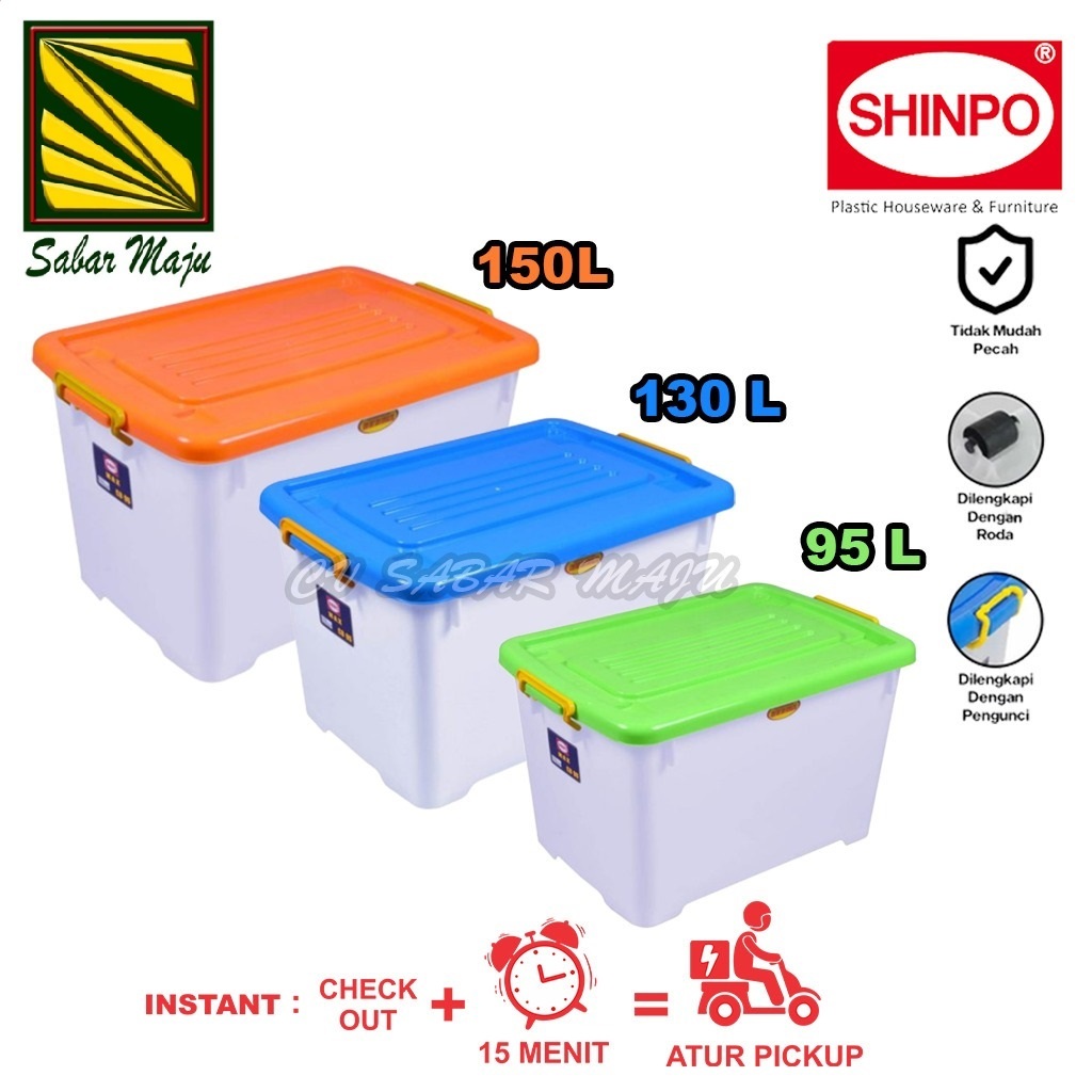 Jual Shinpo Box Container Plastik / Kotak Penyimpanan serbaguna Shinpo ...