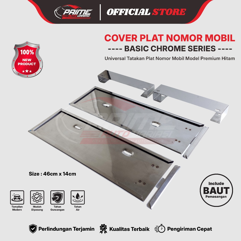 [SLIP ON] Tatakan Dudukan Plat Nomor Mobil Slip Samping Tempat Plat nomor Mobil Plat Slip On