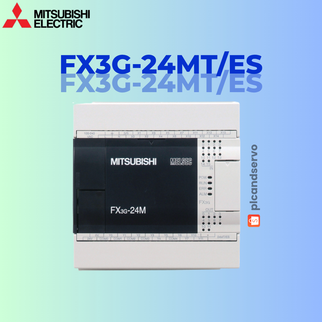 Jual Mitsubishi PLC FX3G-24MT/ES FX3G-24MT 24 I/O Transistor Sink 14 ...