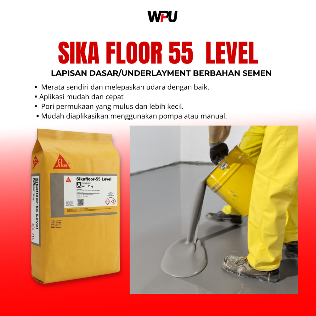Jual Sika Floor 55 Level - Dasar semen untuk memperhalus lantai beton ...