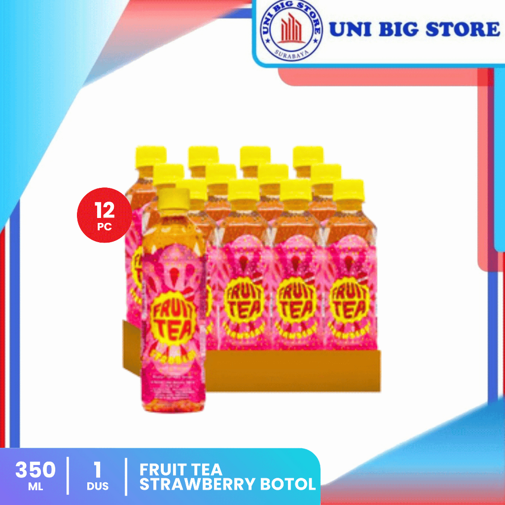 Jual Sosro Fruit Tea Apple Blackcurrant Strawberry Feeze Bottle 350 ml ...