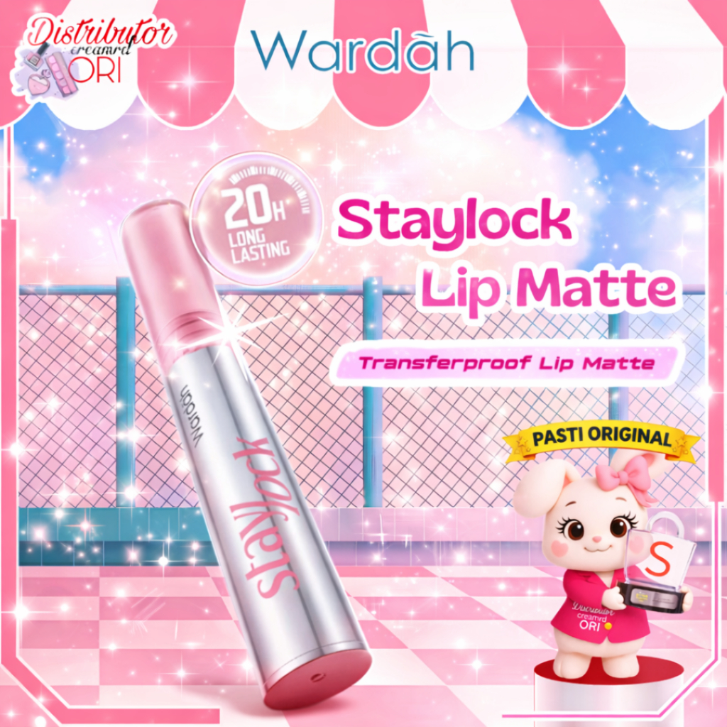Jual Wardah Staylock Lip Matte: 20H+ Long lasting Lip Cream -Ringan ...