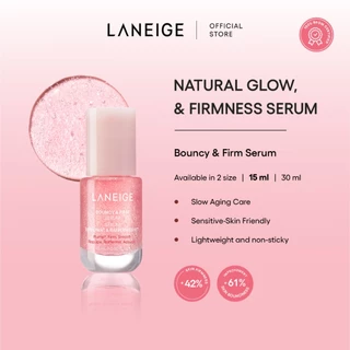 LANEIGE Bouncy & Firm Serum 15 mL - Slow-Aging Serum, Serum Wajah, Kulit Kenyal & Kencang