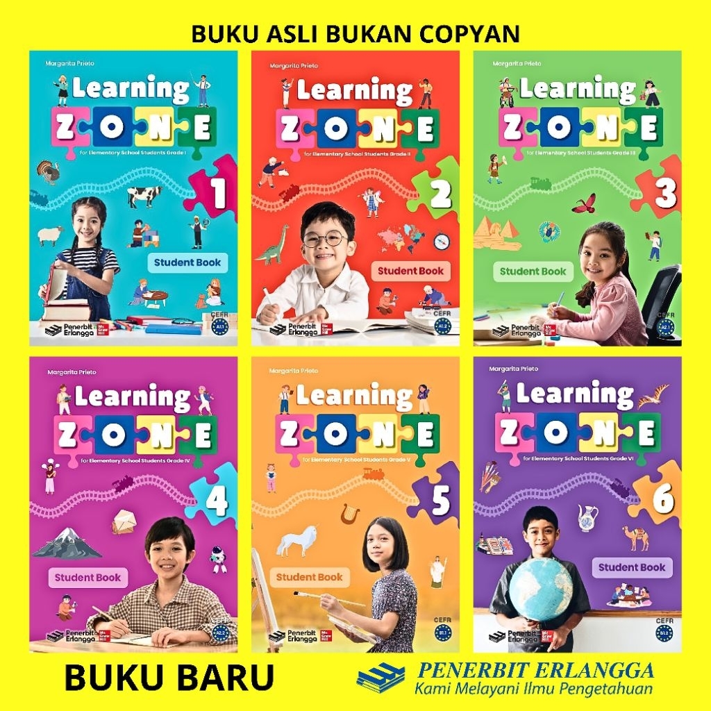 Jual LEARNING ZONE STUDENT BOOK GRADE 1 2 3 4 5 6 SD ERLANGGA - BUKU ...