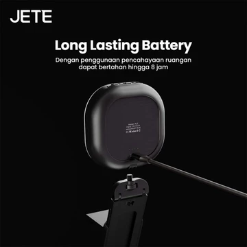 JETE RL3 Ring Light Mini Standing Portable With 20 LED 360 Rotation 5 Light Mode Garansi 2 Tahun