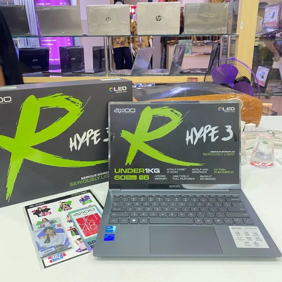 Jual Laptop Axioo Hype R3 Intel Core i3 1215U RAM 12GB LPDDR5 1TB 14 ...
