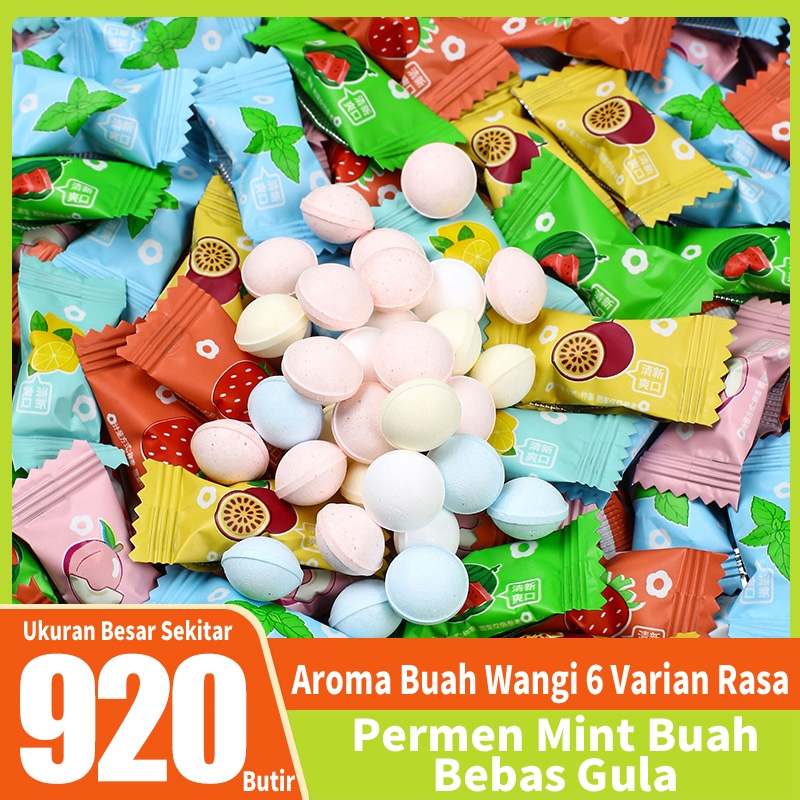 Jual Permen mint tanpa gula Rasa buah Bebas gula Fruits flavor sugar ...