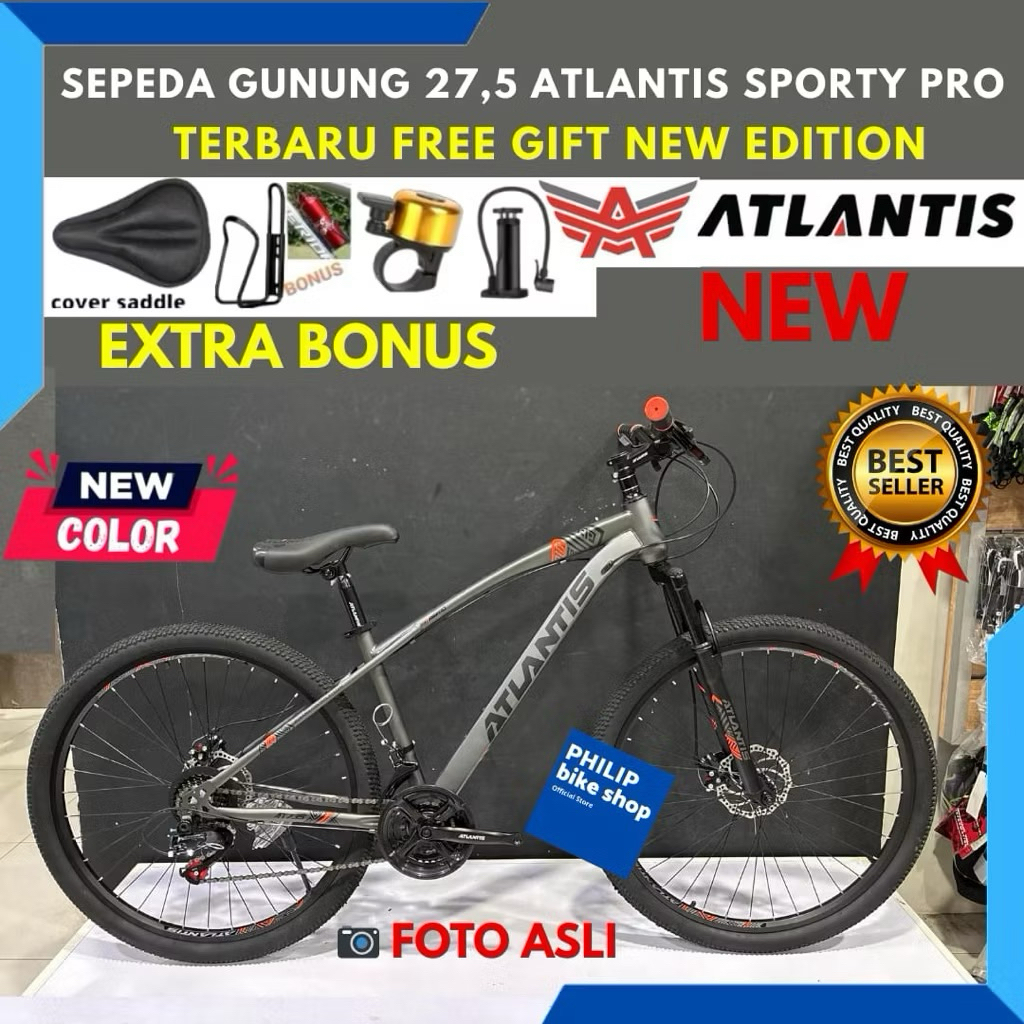 Jual Sepeda Gunung MTB 27.5 Atlantis Rem Discbrake Operangigi Terbaru ...