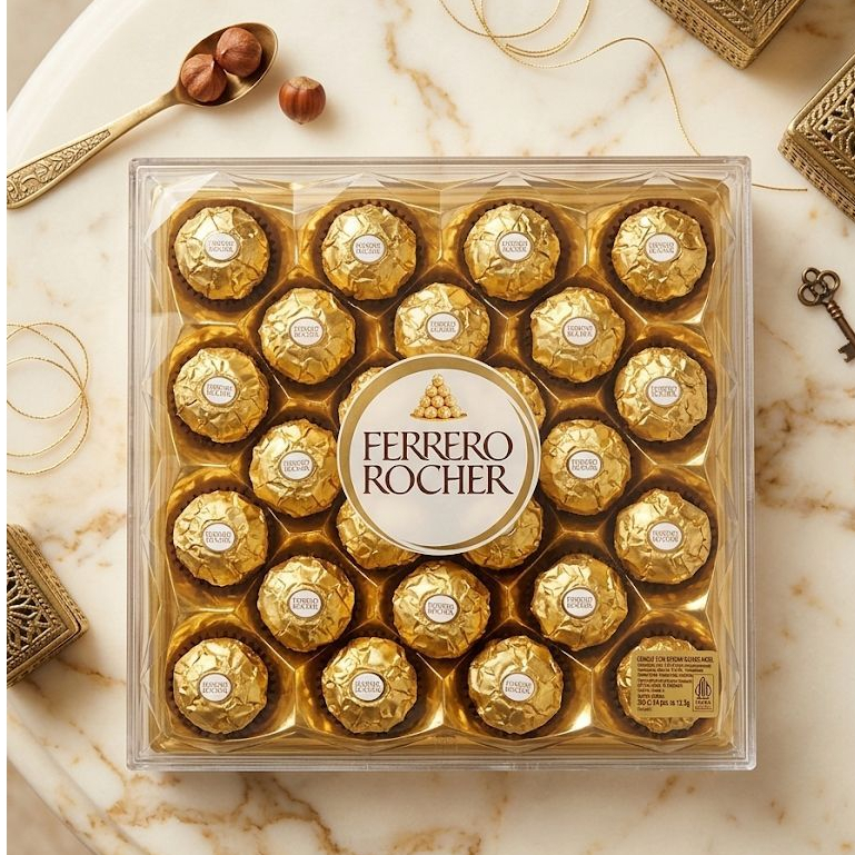 Jual FERRERO ROCHER Premium Gold Chocolate Isi 24 pcs 300gr | Shopee ...