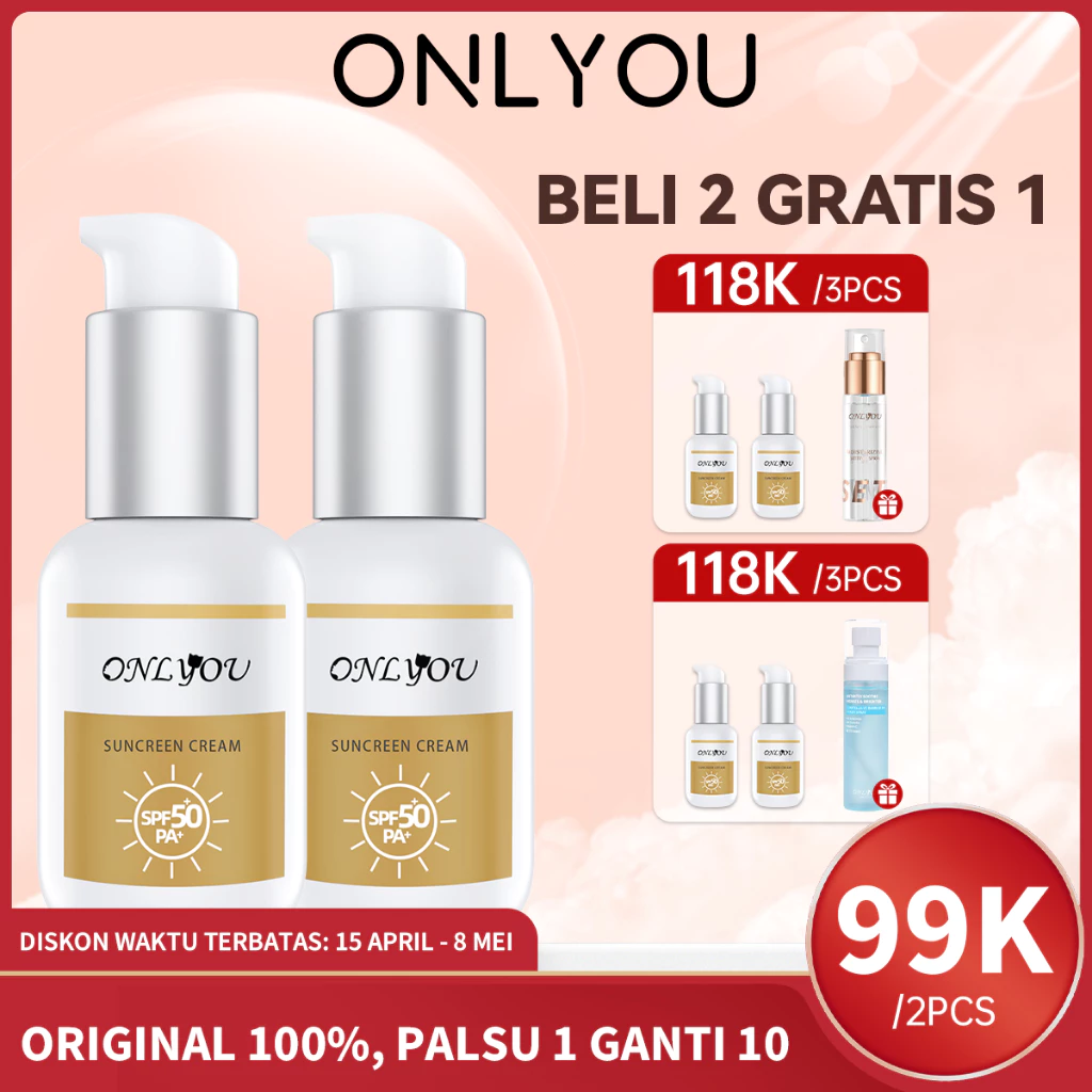 ONLYOU Sunscreen Cream SPF 50+ PA+