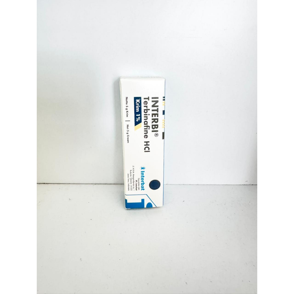 Jual INTERBI CREAM 5 GR UNTUK MENGATASI INFEKSI JAMUR, PANU, KUTU AIR ...