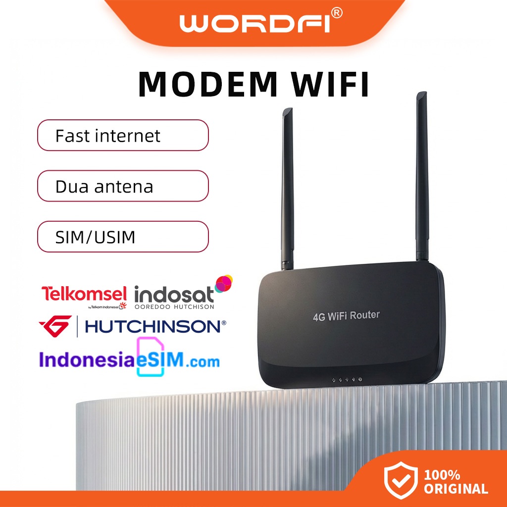 Jual WORDFI Router mendukung kartu SIM 4G/5G mendukung koneksi multi ...