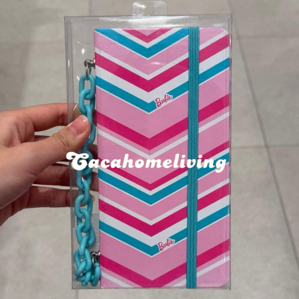 Jual Miniso x Barbie - Handle Bag Design Notebook / Journal Book Barbie ...