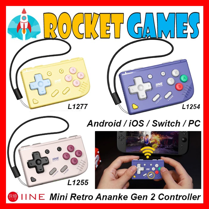 Jual IINE Mini Retro Ananke Gen 2 Controller Android / iOS / Switch ...