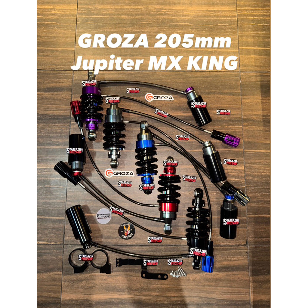 Jual Jupiter MX KING GROZA GZ 1 205mm Monoshock Double Reservoir ...
