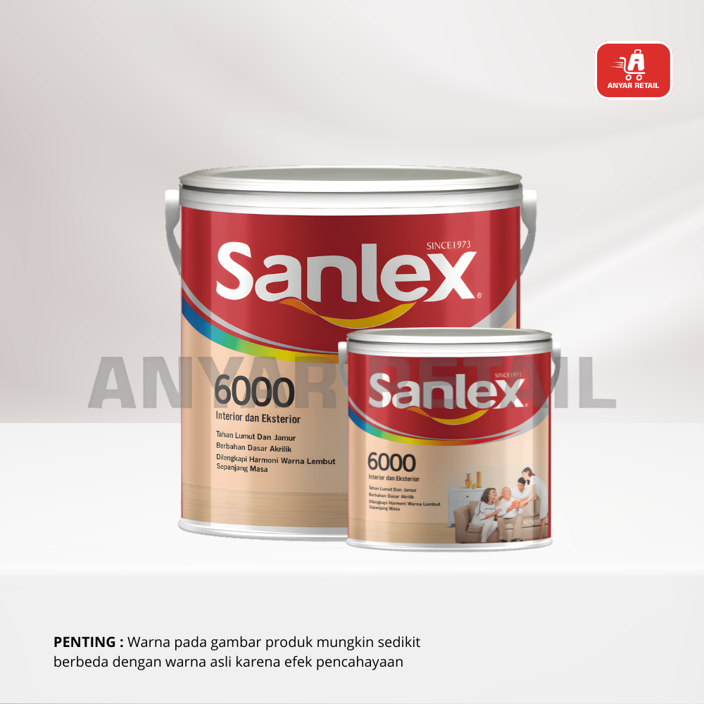 Jual Sanlex 6000 White Cat Tembok Interior | Shopee Indonesia