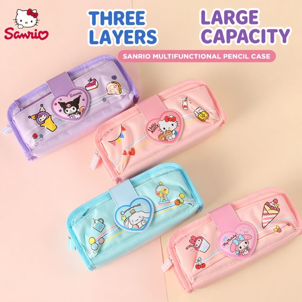Jual Kotak Pensil Sanrio ORI / Tepak Pensil Import Cinnamoroll