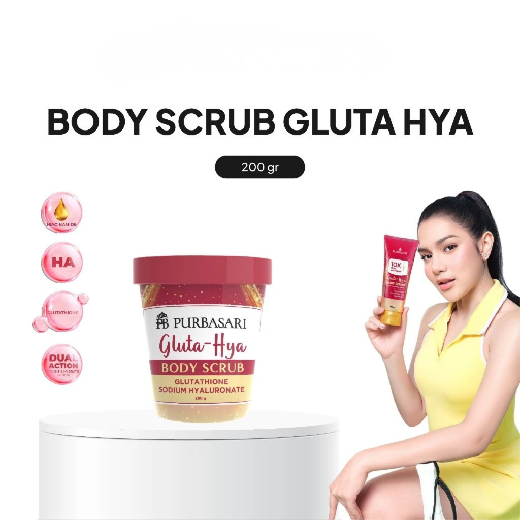 aura white pure l glutathione collagen Jual PURBASARI Body Scrub 200gr - Gluta Hya | Cybright - Kulit Cerah, Halus & Glowing body wash Qty:180 GHK-CU 50mg - Research