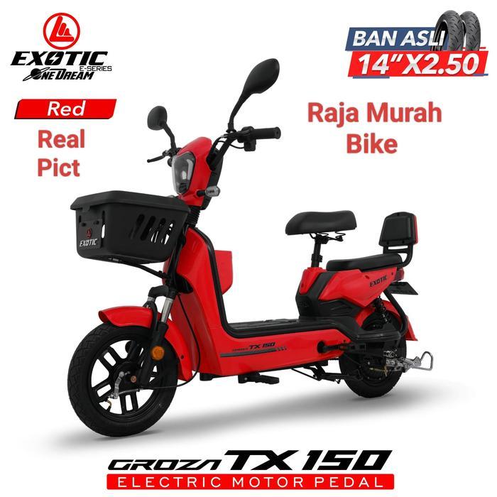 Sepeda Listrik Exotic Groza TX150 Bergaransi Resmi Sepeda Listrik E-Bike Exotic Groza TX 150