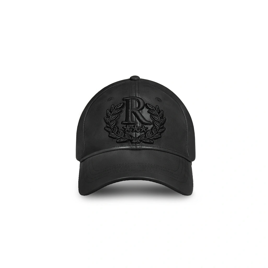 Jual RUCAS Crown Black Leather Cap [ORIGINAL] | Shopee Indonesia