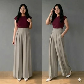 LAVIIE PANTS Culote Pallazo Highwaist Celana Kulot Wanita Jumbo
