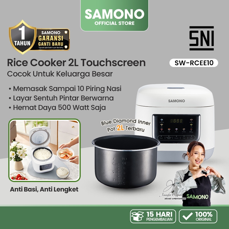 Jual SAMONO Magic Com 2L Digital Rice Cooker Touchscreen 10 Program ...
