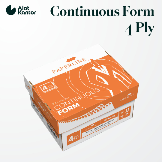 Jual PAPERLINE - Continuous Form 4 Ply 9,5 x 11 NCR PRS dan Non PRS ...