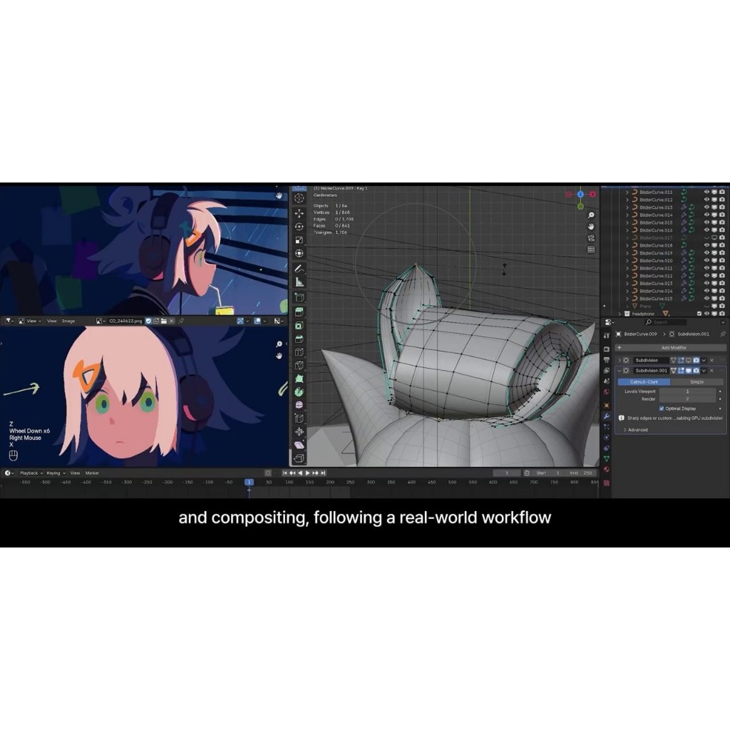 Jual Blender 3D Tutorial A to Z of NPR Animation Full Asset | Shopee ...
