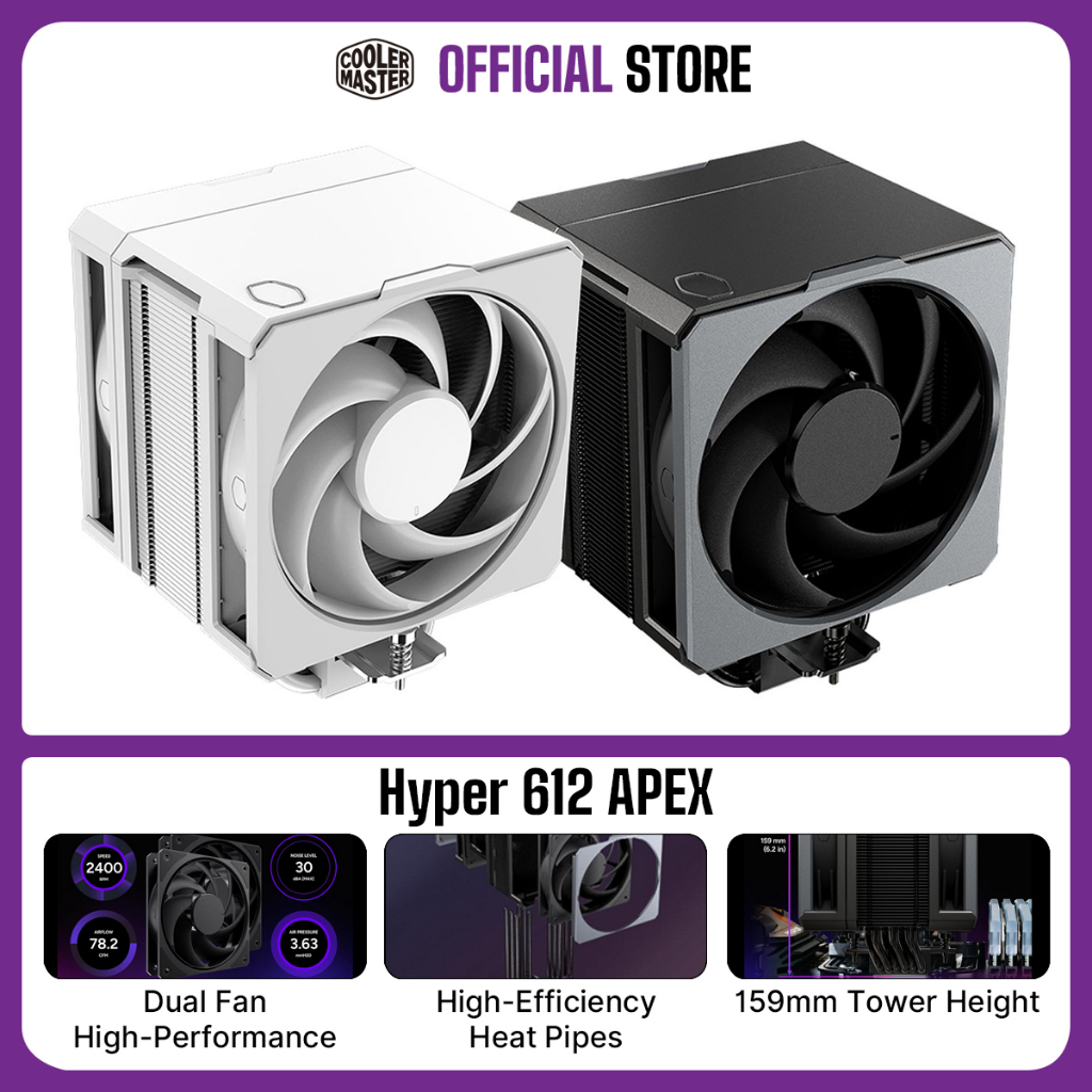 Jual Cooler Master Hyper 612 APEX CPU Air Cooler | Shopee Indonesia