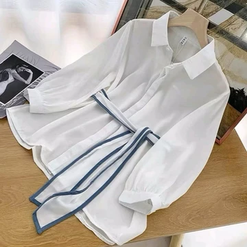 Vallina Outfit Mika Shirt Blouse Plained Atasan Kemeja Wanita Korean Style Muslim Premium