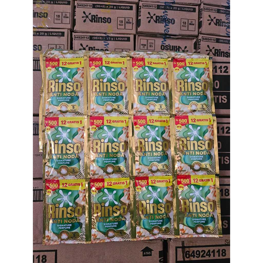 Jual Rinso Cair Sachet 500 aroma Random 1dus(104pcs) | Shopee Indonesia