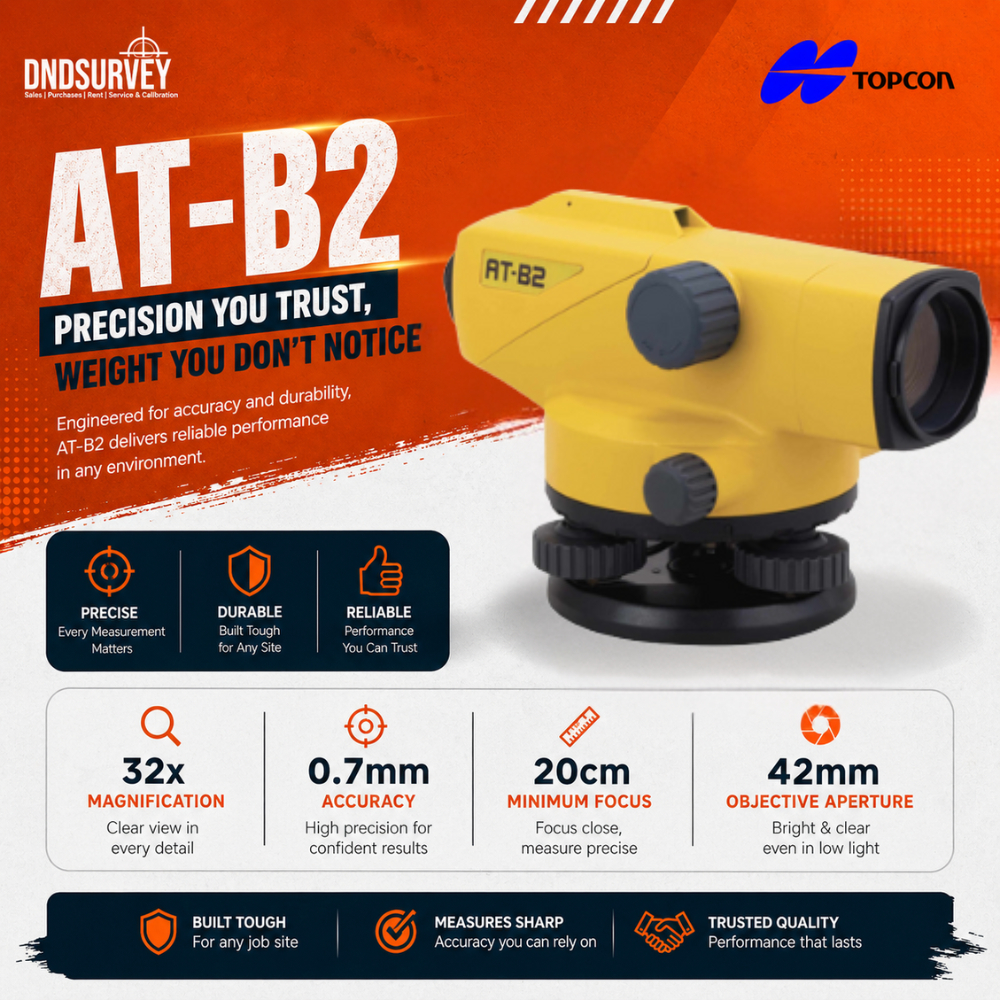 Jual Waterpass Auto Level Topcon ATB2 + Tripod + Rambu Ukur | Shopee ...