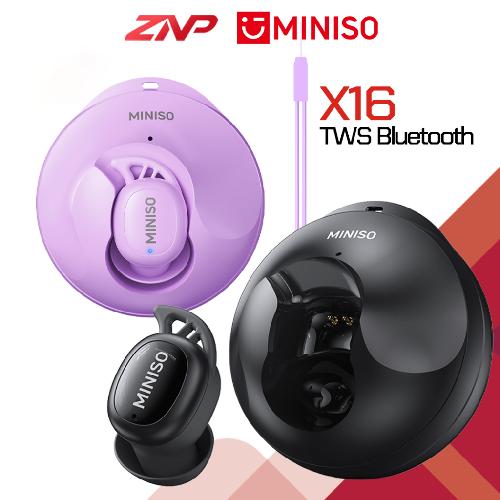 Jual MINISO X16 Headset Tidur Bluetooth V5.4 Wireless Mini Tak Terlihat ...